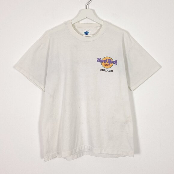 Vintage Hard Rock Cafe Chicago T Shirt Made in USA - Picture 1 of 9